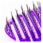Escova De Cabelo Wet Brush Para Banho - Roxa Glitter